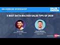 5 Best Data-Backed Sales Tips of 2020
