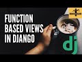 function based views in django | crud in django | wecodeinpython | django python web framework