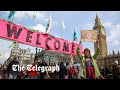 Climate change activists descend on central London to continue four-day 'The Big One' campaign