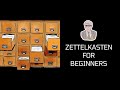 How I created and use my analog Zettelkasten | Step-by-step guide