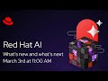 What's new and what's next for Red Hat AI | Q1 2026