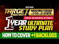 Target NEET 2027: Moving From +1 to +2 State | 1 Year Ultimate Study Plan | How to Cover +1 Backlogs