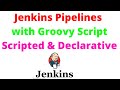 Jenkins Lecture-10|💁‍♀️जेनकिंस Pipelines with Groovy Script Scripted \u0026 Declarative|👉By Sanjay Dahiya