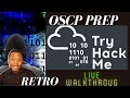 OSCP Prep LIVE  | TRYHACKME RETRO - Windows Machine | Hands on infosec skills learning.