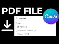How To Save A Canva Design As A PDF (Step By Step)