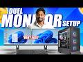 How to Connect Dual Monitors to One PC 💻 | Dual Screen Setup Guide in 2025 | Step-by-Step Tutorial
