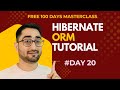 [DAY 20] HINDI Hibernate Tutorial in Hindi | ORM vs JDBC | JPA Explained | Complete Hibernate CRUD