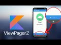 ViewPager2 Swipe View +  Bottom Circle Indicator Tutorial (Kotlin 2020)