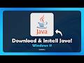 How To Download \u0026 Install Java On Windows 11 | Step By Step