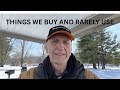 Things We Buy And RARELY Use In Retirement 