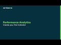 Performance Analytics | Create your first indicator