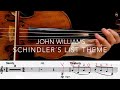 Schindler's List Theme by John Williams (with Score)