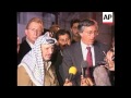 W Bank- Middle East envoy Ross meets Arafat