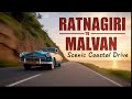 🚗 Ratnagiri to Malvan Coastal Road Trip | Devgad \u0026 Kunkeshwar Beaches | Konkan Travel Vlog 🌊