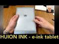 Unboxing \u0026 first look of the HUION INK (EB1011) e-ink tablet for note taking \u0026 reading