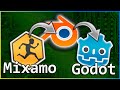 How to import Mixamo models to Godot (Blender Add-On)