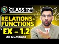Class - 12 Ex - 1.2, Q1 to Q12 || Relations \u0026 Functions Class 12 CBSE NCERT || Green Board