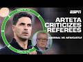 REACTION to Mikel Arteta criticizing the referees after Arsenal's win vs. Newcastle | ESPN FC