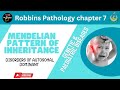 Mendelian Pattern Of Inheritance,Disorders of Autosomal Dominant|Robbins pathology Genetics#genetics