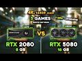 RTX 2080 VS RTX 5080 | How big is the Jump? | 5 Games Comparison | 4K, 1440p, 1080p