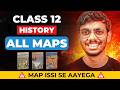 Class 12 History: Complete Map Work in ONE Video! 🗺️ | Score Full Marks in Board Exam 2026