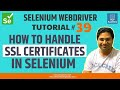 Selenium WebDriver Tutorial #39 - How to Handle SSL Certificate in Selenium