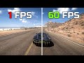Forza Horizon 5 | 1 FPS vs 10 FPS vs 15 FPS vs 30 FPS vs 45 FPS vs 60 FPS