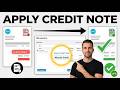Apply Credit Note to Xero Bill [Step by Step]