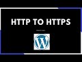 How to move a WordPress site from http to https