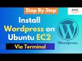 Install Wordpress on Ubuntu [ 22.04 LTS ] EC2 | Step By Step Tutorial | #wordpress #MySQL #NGINX