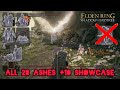 All 20 Spirit Ashes +10 showcase in Elden Ring Shadow of the Erdtree