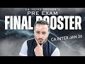 PRE EXAM FINAL BOOSTER- CA INTER - JANUARY 26 - CA TEJAS SUCHAK #cainter #advancedaccounting