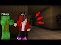 JJ and Mikey in The Backrooms Found Footage in Minecraft !? Maizen