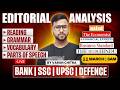 Editorial Analysis | 11th March, 2026 | Reading, Vocabulary, Grammar, Detailed Editorial | Varun Sir