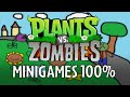 Plants vs Zombies Paint Pak - All Minigames Completed 100%