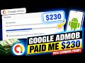Google AdMob Paid Me $230 From My Android App! Real Earnings Proof