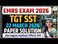 EMRS TGT SST Answer Key 2026 | Full Paper Solution + Detailed Explanation