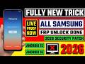 Samsung FRP Unlock Without PC 2026 🚀 Android 15/16 Latest Patch 100% Working Easy Method