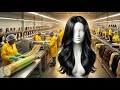 Inside the Largest Wigs Factory — From Raw Plantain Stem to Wigs (Full Process)