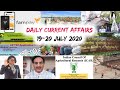 19-20 July 2020 Current Affairs | Daily Current Affairs 2020 | Current Affairs In English