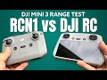 DJI Mini 3 Range Test Comparing the DJI RC vs RCN1 Controller
