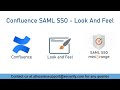 Confluence SAML SSO | Single Sign-On into Confluence | Look \u0026 Feel | SSO into Confluence Data Center