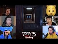 YouTubers Reaction On Poppy Playtime Chapter 5 Ending