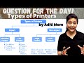 ICT Most Important Topics In UGC-NET Paper 1 |Types of Printers |JRF2022  With Self Study |Aditi mam