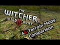 The Witcher 3 | 4K Terrain Mods Comparison Showcase | Vanilla vs HD Reworked Project vs 4K Terrain