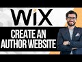 How to Create an Author Website in Wix | Full Tutorial 2025