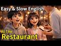 Tips for Eating at Restaurants Abroad🍽️｜Slow \u0026 Easy English Conversation