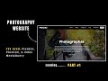 #1- Photography Website Using HTML CSS Step-By-Step, Navbar \u0026 Hero Section Design | @webcoding25