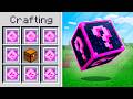 I Crafted Every LUCKY BLOCK in Minecraft...