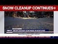 Snow cleanup continues across DMV | FOX 5 AT 4AM